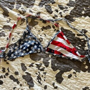JOLYN bikini top american flag
